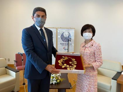 Επίσημες συναντήσεις του Υφυπουργού Αθλητισμού στο Τόκυο, με την Ίαπωνα ομόλογό του και την Πρόεδρο της Οργανωτικής Επιτροπής των Ολυμπιακών και Παραολυμπιακών Αγώνων