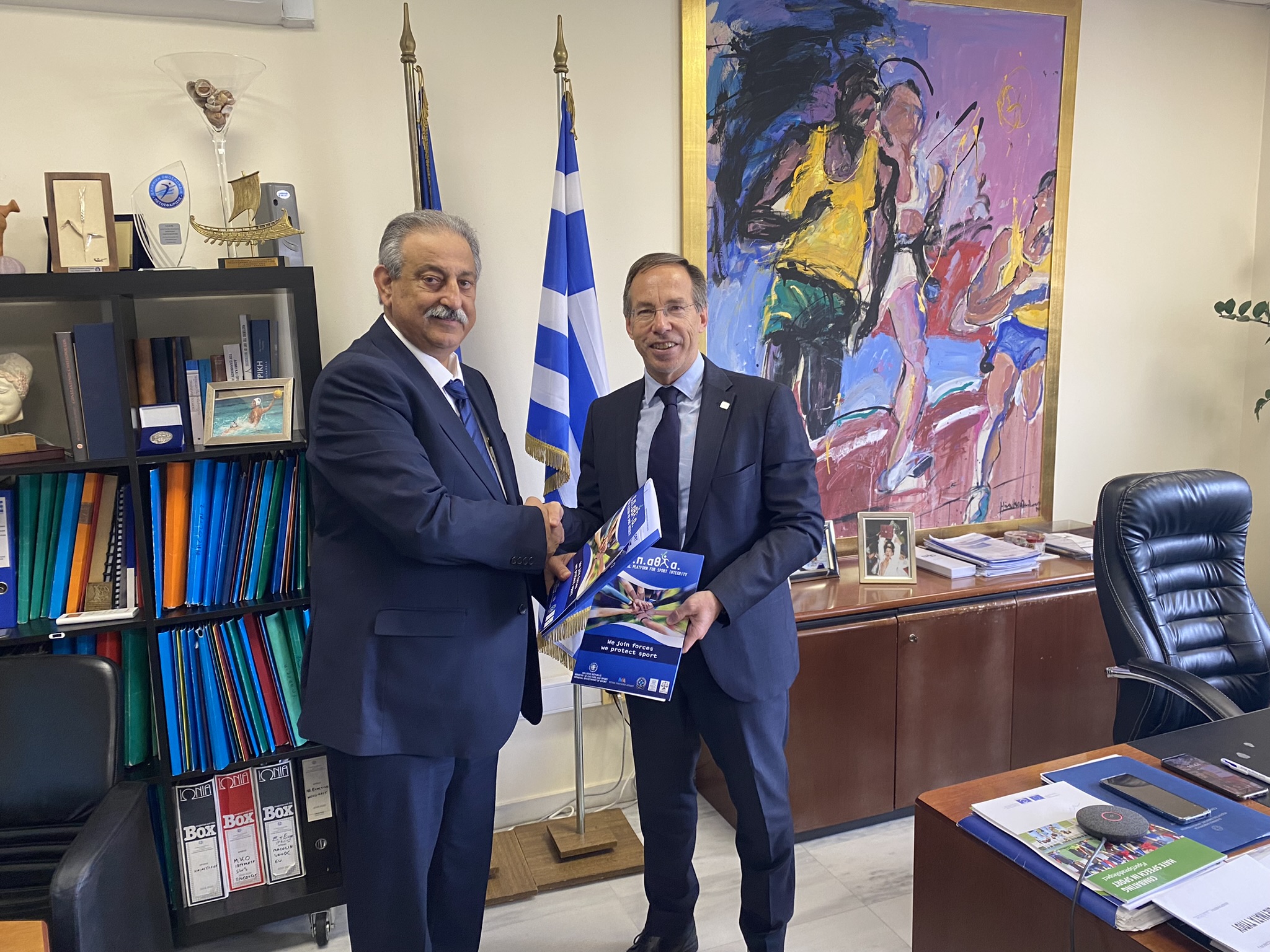 Μνημόνιο συνεργασίας της ΕΠΑΘΛΑ με την Επιτροπή Δεοντολογίας και Προστασίας του Αθλητισμού της Κύπρου