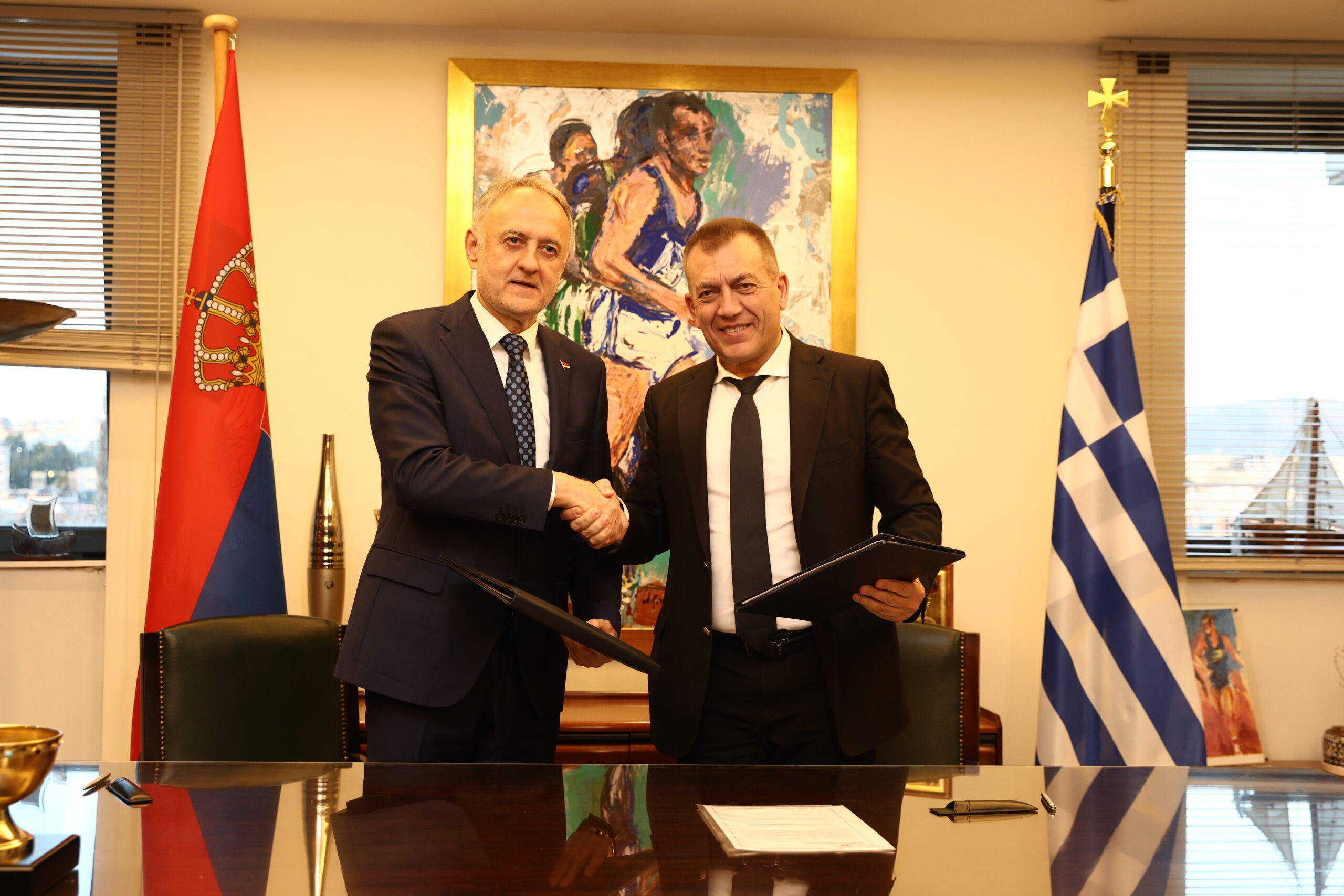 Γιάννης Βρούτσης και Zoran Gajić υπέγραψαν Μνημόνιο Συνεργασίας Ελλάδας – Σερβίας στον Αθλητισμό